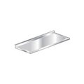 Aero Aero Manufacturing 16 Gauge Countertop 304 Stainless Steel - 4" Backsplash 30"W x 24"D 3TCBV-2430